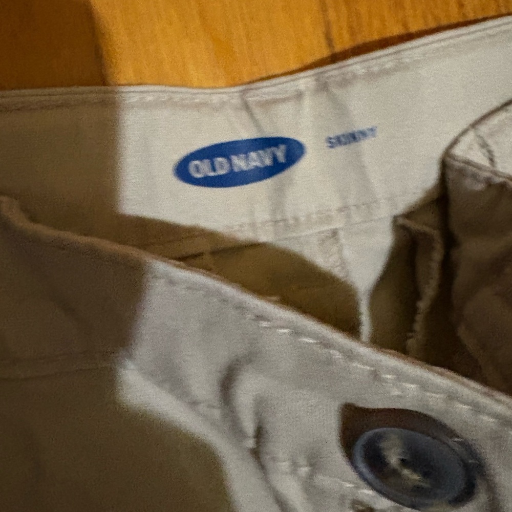 Old Navy Big Girls Khaki Chinos - Picture 6 of 10
